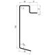 Bodenrahmenprofil Pritsche, S235JRG2, roh, 6300 mm, 160x27x3 mm 372561234 Suer
