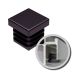 Kunststoffstopfen 20 x 20 mm, schwarz 380563012 Suer