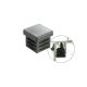 Kunststoff Stopfen 22 x 22 mm, schwarz, für Kabelkanal 564040 380564022 Suer