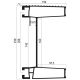 Alu Unterfahrschutz 564040, roh, bearbeitet, 2400 mm 380564050 Suer