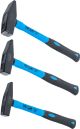 Schlosserhammer-Satz | Fiberglasstiel | DIN 1041 | 300 / 500 / 800 g | 3-tlg. BGS3845