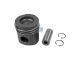DT Spare Parts 3.10146 Kolben, komplett mit Ringen, D: 128 mm, L: 141,8 mm passend für MAN