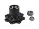 DT Spare Parts 3.67641 Radnabe, mit Lager, d1: 85 mm, d2: 120 mm, D: 322 mm, 8 bores, b: 20 mm, H: 161 mm passend für MAN
