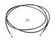 DT Spare Parts 3.84058 Schlauchleitung, Fahrerhauskippung, D: 8,3 mm, M12 x 1,5, M12 x 1,5, L: 3650 mm, L1: 3650 mm, 400 bar passend für MAN