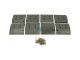 DT Spare Parts 3.96443 Trommelbremsbelagsatz, Achssatz, D: 410 mm, W: 220 mm, S: 18 mm passend für MAN