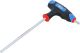 Schraubendreher mit T-Griff und seitlicher Klinge | Innensechskant 5 mm BGS4010-5