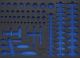 Werkstattwageneinlage 3/3 | leer | für Art. 4015 BGS4015-5