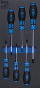 Werkstattwageneinlage 1/3: Schraubendreher T-Profil (für Torx) | 6-tlg. BGS4078