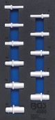 Werkstattwageneinlage 1/3: Steckschlüssel-Einsätze Sechskant | 10 mm (3/8