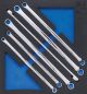 Werkstattwageneinlage 2/3: Doppel-Ringschlüssel-Satz | extra lang | SW 10 x 11 - 22 x 24 mm | 6-tlg. BGS4194
