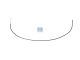 DT Spare Parts 4.61019 Verriegelungszug, Frontklappe, L: 990 mm passend für Mercedes-Benz