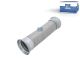 DT Spare Parts 4.61046 Flexibles Rohr, Edelstahl, D: 80 mm, L: 300 mm passend für Multimarken