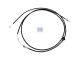 DT Spare Parts 4.62112 Verriegelungszug, Frontklappe, L: 2100 mm passend für Mercedes-Benz