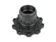 DT Spare Parts 4.63353 Radnabe, ohne Lager, d1: 120 mm, d2: 150 mm, D: 380 mm, 10 bores, b: 22 mm, P: 335 mm, H: 203 mm passend für Mercedes-Benz