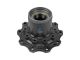 DT Spare Parts 4.64654 Radnabe, mit Lager, d1: 140 mm, d2: 140 mm, D: 380 mm, 10 bores, b: 22 mm, P: 335 mm, H: 212,5 mm passend für Multimarken
