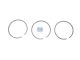 DT Spare Parts 4.90806 Kolbenringsatz, D: 85 mm passend für Mercedes-Benz
