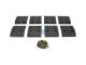 DT Spare Parts 4.91135 Trommelbremsbelagsatz, Achssatz - Übergröße, W: 160 mm, S: 18 mm passend für Multimarken