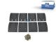 DT Spare Parts 4.91136 Trommelbremsbelagsatz, Achssatz, W: 160 mm, S: 17 mm passend für Multimarken