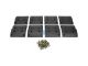 DT Spare Parts 4.91493 Trommelbremsbelagsatz, Achssatz, W: 180 mm, S: 17 mm passend für Multimarken