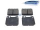 DT Spare Parts 4.92241 Scheibenbremsbelagsatz, W: 89,8 mm, S: 19 mm, H: 73,8 mm passend für Mercedes-Benz