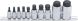 Bit-Einsatz-Satz | extra kurz | Innensechskant 4 - 19 mm | 10-tlg. BGS5099