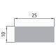 Moosgummi 10 x 25 mm, Rolle 50 m 520111810 Suer