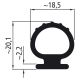 Gummidichtung SC-F20, Rolle 25 m 520111864 Suer