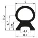 PVC-Dichtung für Kinnegrip K20 Einfassung, Rolle 100 m 520121348 Suer