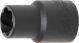 Spiral-Profil-Steckschlüssel-Einsatz / Schraubenausdreher | Antrieb Innenvierkant 10 mm (3/8