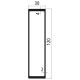 Alu 30er Einstecklatte, 120mm, epoxidgrundiert 534611026 Suer