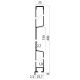 Alu 25er einteilig, 400er Bordwand m. Planenmulde, epoxidgrund. 534621154 Suer
