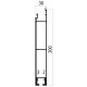 Alu 30er SL, 200er Unterteil, pressblank 535611063 Suer