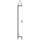 Alu 25er Steck, 200er Mittelteil m. Planenmulde, pressblank 535621066 Suer