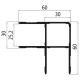 Alu 25er Winkeleinfassung, pressblank 535621119 Suer