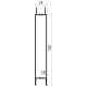 Alu 25er Steck, 150er Mittelteil, pressblank 535621133 Suer