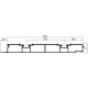 Alu Bodenprofil 27 mm mit Airline-Kanal, pressblank 535641190 Suer
