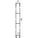 Alu 25er einteilig, 400er Bordwand, eloxiert 537621198 Suer