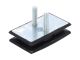 DT Spare Parts 5.10134 Anschlagpuffer, Lb: 25 mm, M8 x 1,25, LTh: 30 mm, L: 85 mm, W: 50 mm, H: 21,5 mm passend für DAF