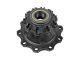 DT Spare Parts 5.20170 Radnabe, mit Lager, d1: 119,7 mm, d2: 124,7 mm, D: 383 mm, 10 bores, b: 25 mm, P: 335 mm, H: 134 mm passend für DAF