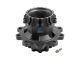 DT Spare Parts 5.30173 Radnabe, mit Lager, d1: 148 mm, d2: 148 mm, D: 383 mm, 10 bores, b: 25 mm, P: 335 mm, H: 295 mm passend für DAF