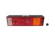 DT Spare Parts 5.81125 Rückleuchte, links, mit Kennzeichenleuchte, 24 V, P21W, Lb: 152 mm, L: 468 mm, H: 134 mm, R5W passend für Multimarken