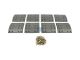 DT Spare Parts 5.92137 Trommelbremsbelagsatz, Achssatz - Übergröße, W: 200 mm, S: 19,1 mm passend für DAF