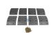 DT Spare Parts 5.92140 Trommelbremsbelagsatz, Achssatz, W: 150 mm, S: 20,7 mm passend für DAF