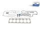 DT Spare Parts 5.94016 Zylinderkopfdichtsatz passend für DAF