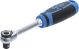 Umschaltknarre | feinverzahnt | Abtrieb Außenvierkant 6,3 mm (1/4