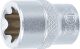 Steckschlüssel-Einsatz E-Profil | Antrieb Innenvierkant 10 mm (3/8