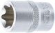 Steckschlüssel-Einsatz E-Profil | Antrieb Innenvierkant 12,5 mm (1/2