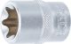 Steckschlüssel-Einsatz E-Profil | Antrieb Innenvierkant 12,5 mm (1/2