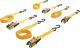Knarren-Spannband-Satz | mit schweren Haken | 5 m x 25 mm | 4-tlg. BGS6831