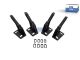 DT Spare Parts 6.00231 Haltersatz, Sonnenblende passend für Renault